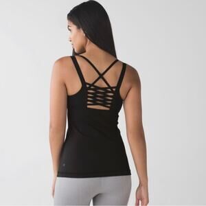 Lululemon Black Hot To Street Tank Top Size 4/6?